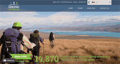 Desktop Screenshot of hikingnewzealand.com